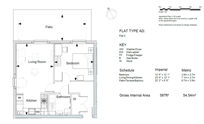 New homes for sale by Sempra Homes at Monarch Place, Billericay, CM12, floor plan dimensions