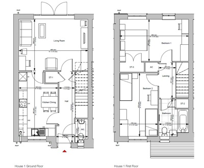 New homes for sale by Sempra Homes at Cherry Tree Court, Laindon, SS15, floor plan