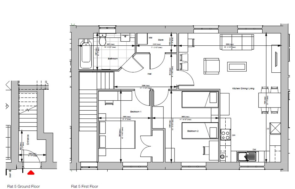 New homes for sale by Sempra Homes at Cherry Tree Court, Laindon, SS15, floor plan