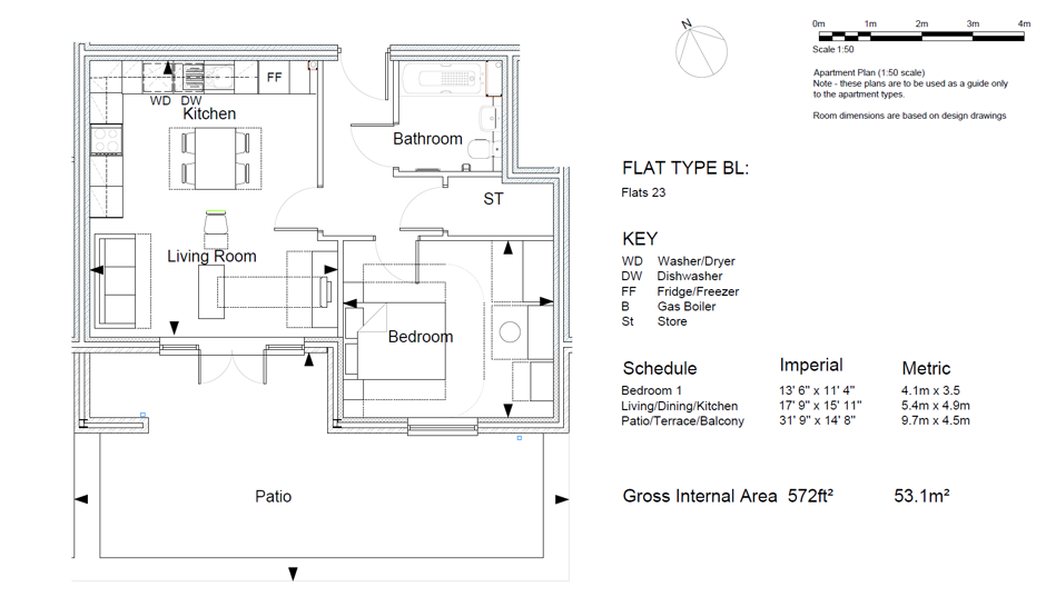 New homes for sale by Sempra Homes at Monarch Place, Billericay, CM12, floor plan dimensions