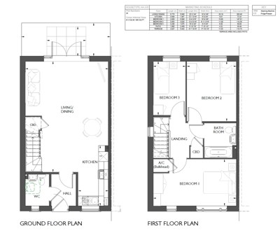 New homes for sale by Sempra Homes at Woodside Place, Basildon, SS16, floor plan