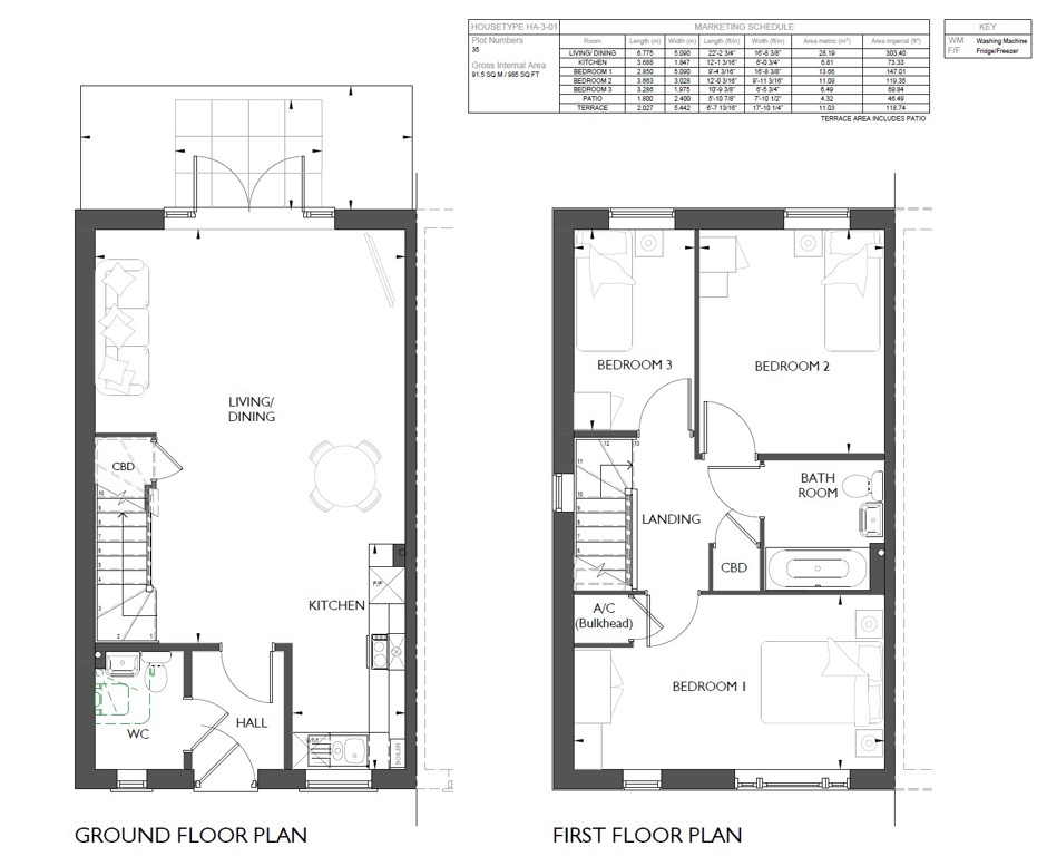 New homes for sale by Sempra Homes at Woodside Place, Basildon, SS16, floor plan