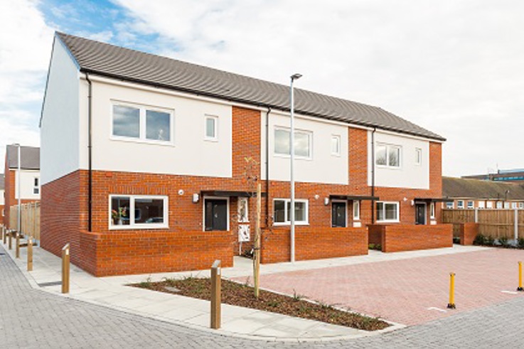 New homes for sale by Sempra Homes at Roman Way, Billericay, CM12, development panoramic