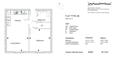 New homes for sale by Sempra Homes at Monarch Place, Billericay, CM12, floor plan dimensions
