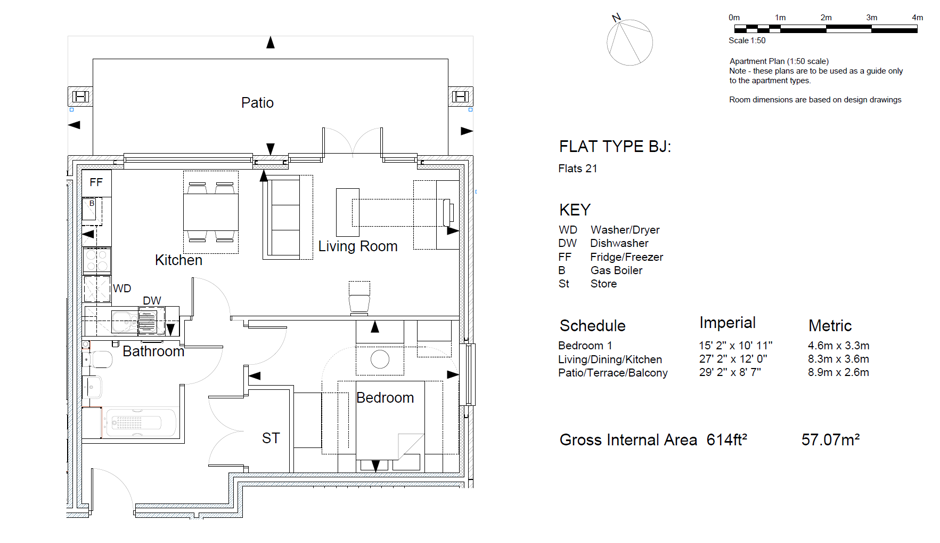 New homes for sale by Sempra Homes at Monarch Place, Billericay, CM12, floor plan dimensions
