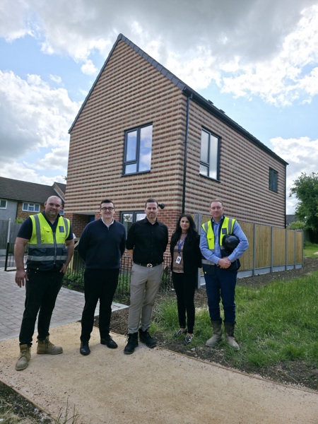 First two council-rented homes handed over at Sempra Homes’ Broadmayne development